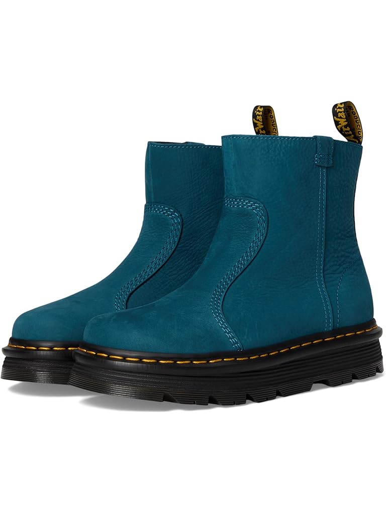 Blue Dr. Martens Zebzag Rigger