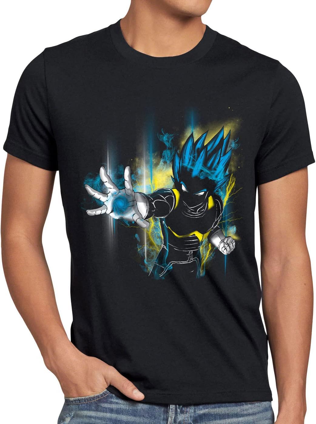 CottonCloudPower of Vegeta Men's T-Shirt god Z Goku Roshi Ball