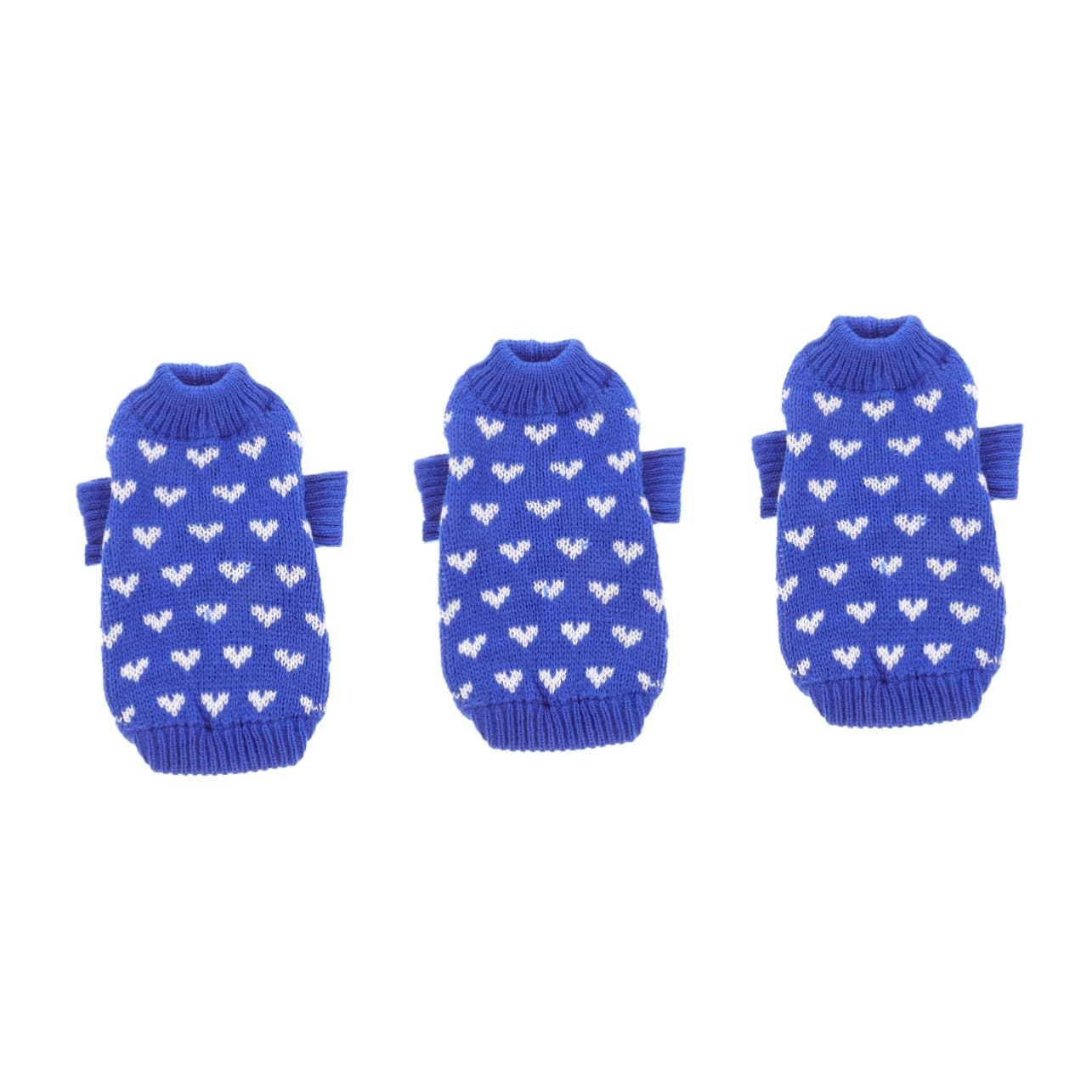 Vêtement adorable pour Saint-Valentin pull tricoté pour chien SUPVOX