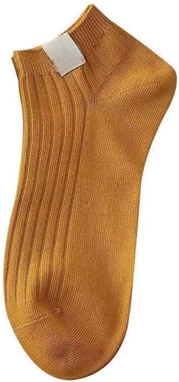 Men's socks, solid color boat socks for spring and summer, low cut breathable sports socks
