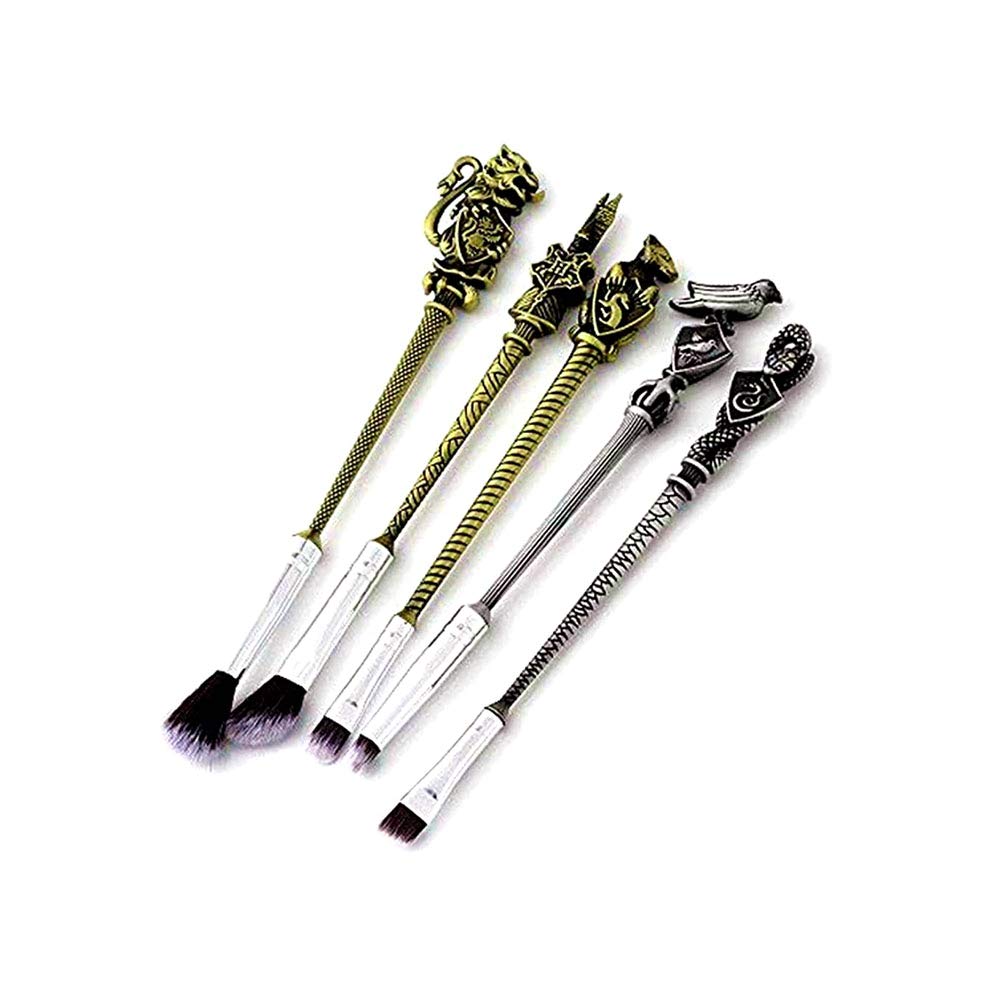 Beauty Makeup Brushes Kit 5pcs Foundation Blending Blush Eyeshadow Face Powder Brush Makeup Soft Fan Brush Foundation Brushes Make Up Tool