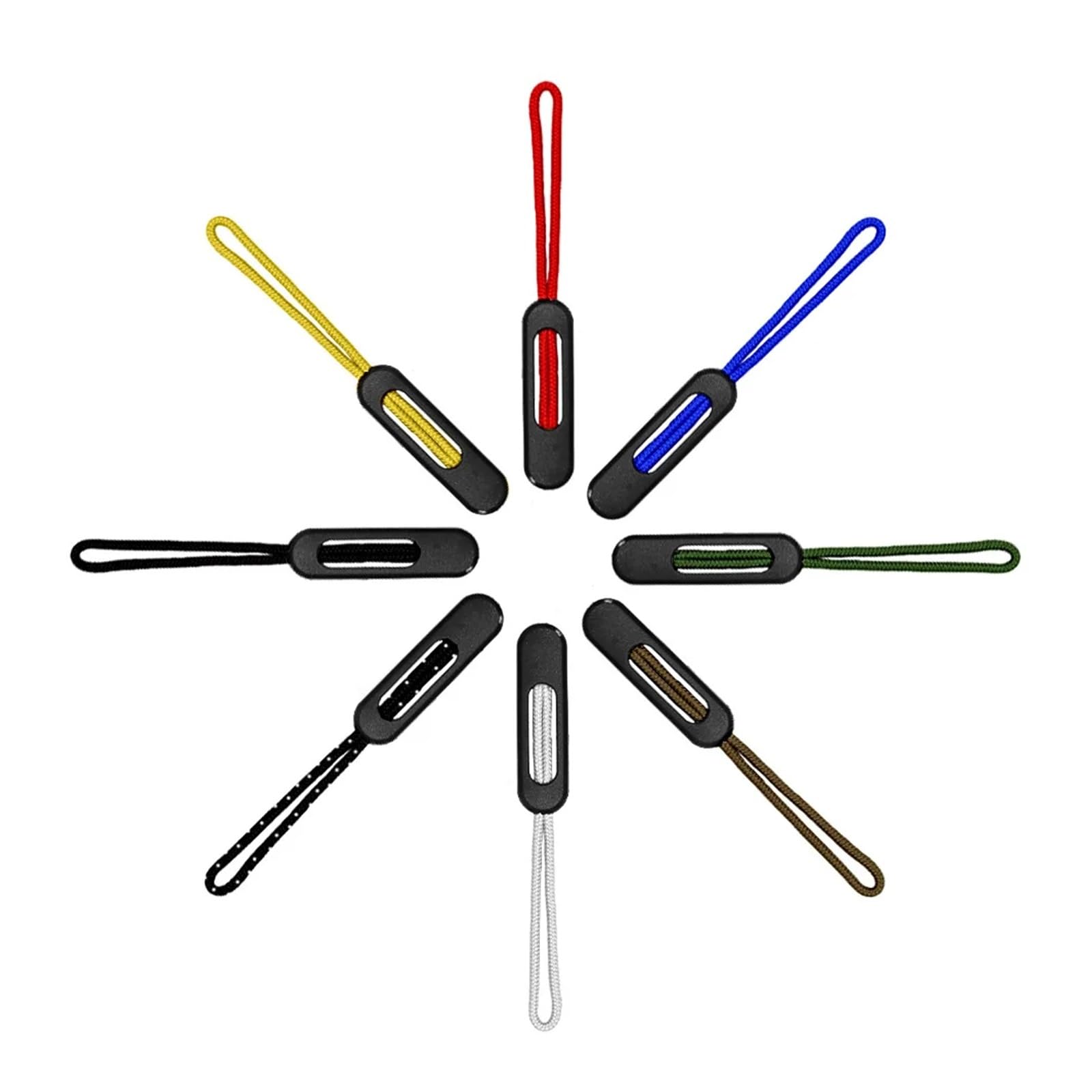 Remplacement des pièces de rechange, Fermetures à glissière 50 pièces multicolore 7,8 cm fixateur de cordon fermeture éclair for sac dos valise(C05)