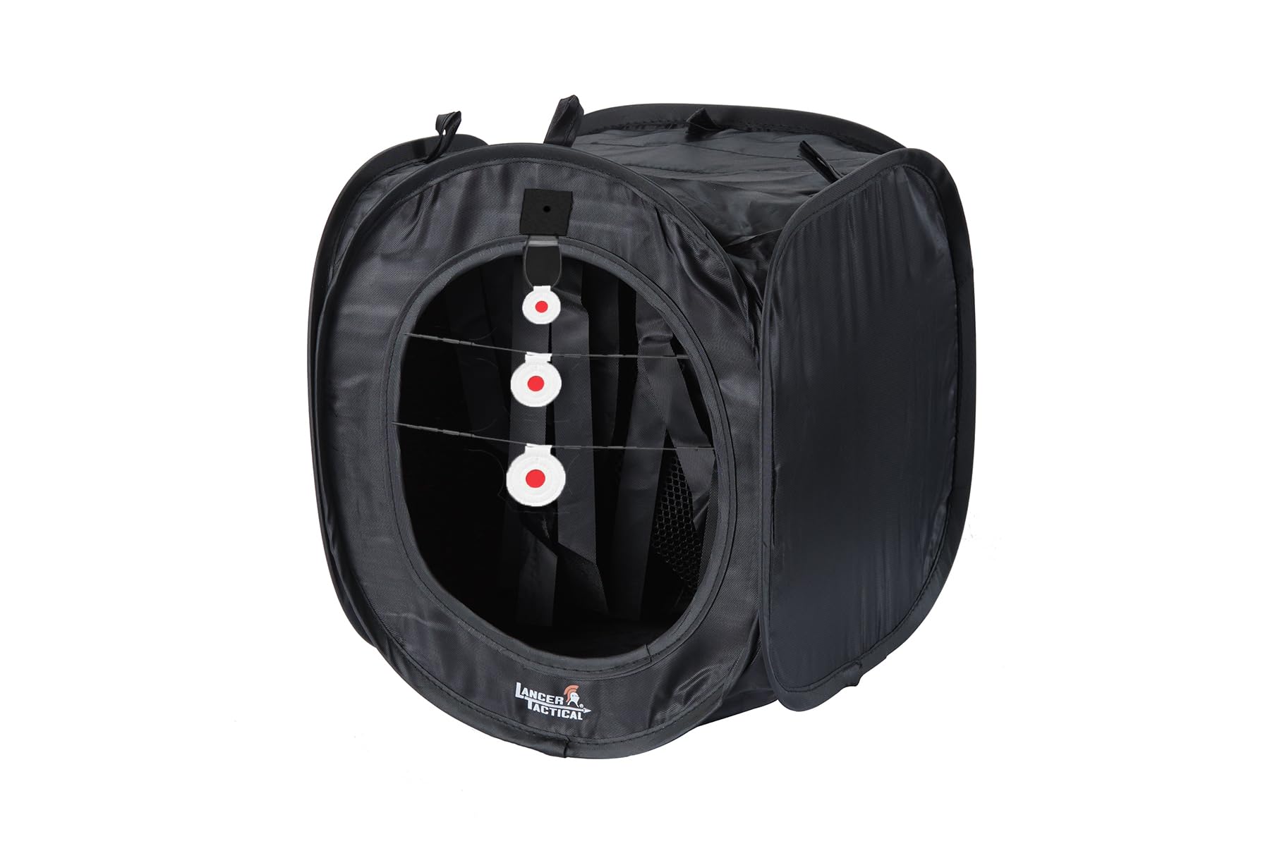 Lancer Tactical Portable Airsoft Target Tent-Black-Non Lethal BB Shooting Target