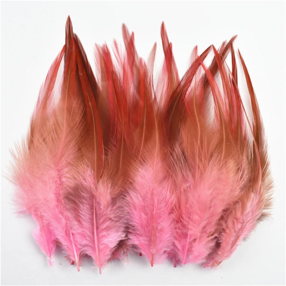 Natural Pheasant Feathers, Natural Pheasant Craft Feathers Pack of 50 Multicolor 4-6 inches
