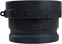 Vista 8 de 2 piezas de accesorios de bloqueo de leva de polietileno (2 pulgadas Parte A) Accesorios de bloqueo de leva y ranura, adaptador macho x rosca NPT