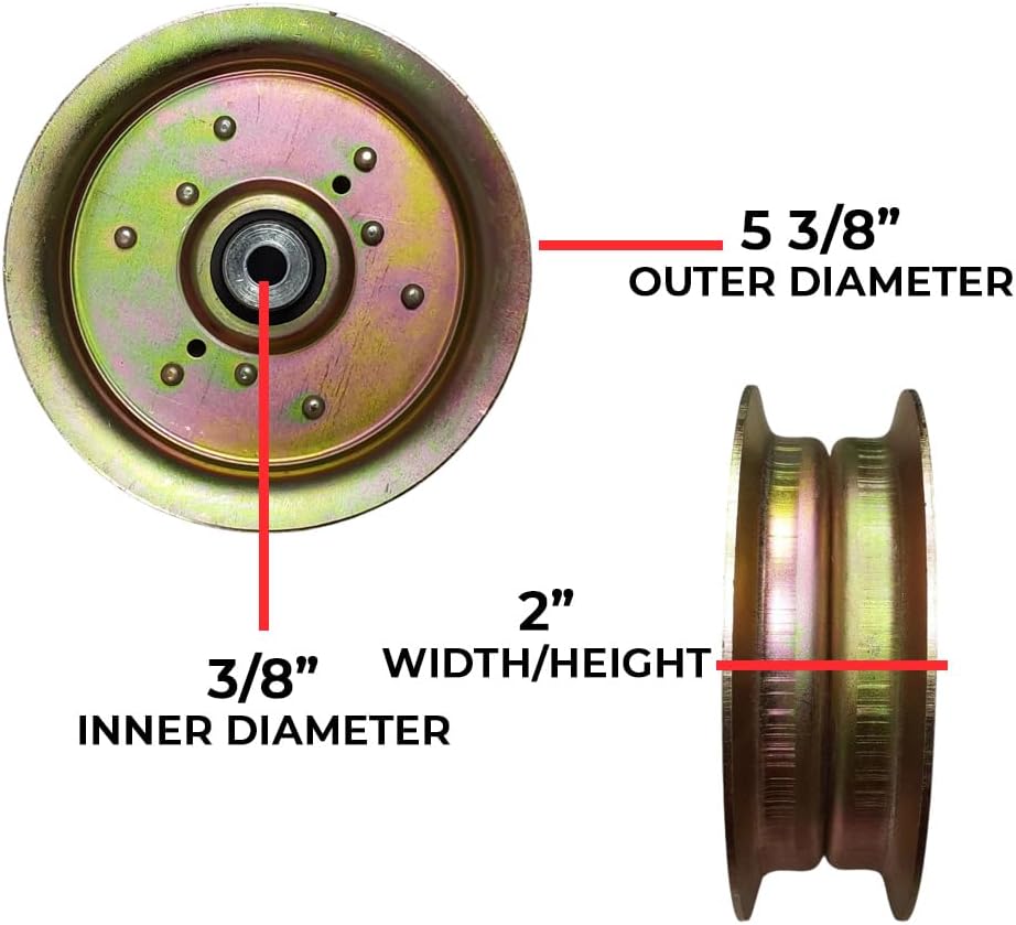 Proven Part gold idler pulley dimensions