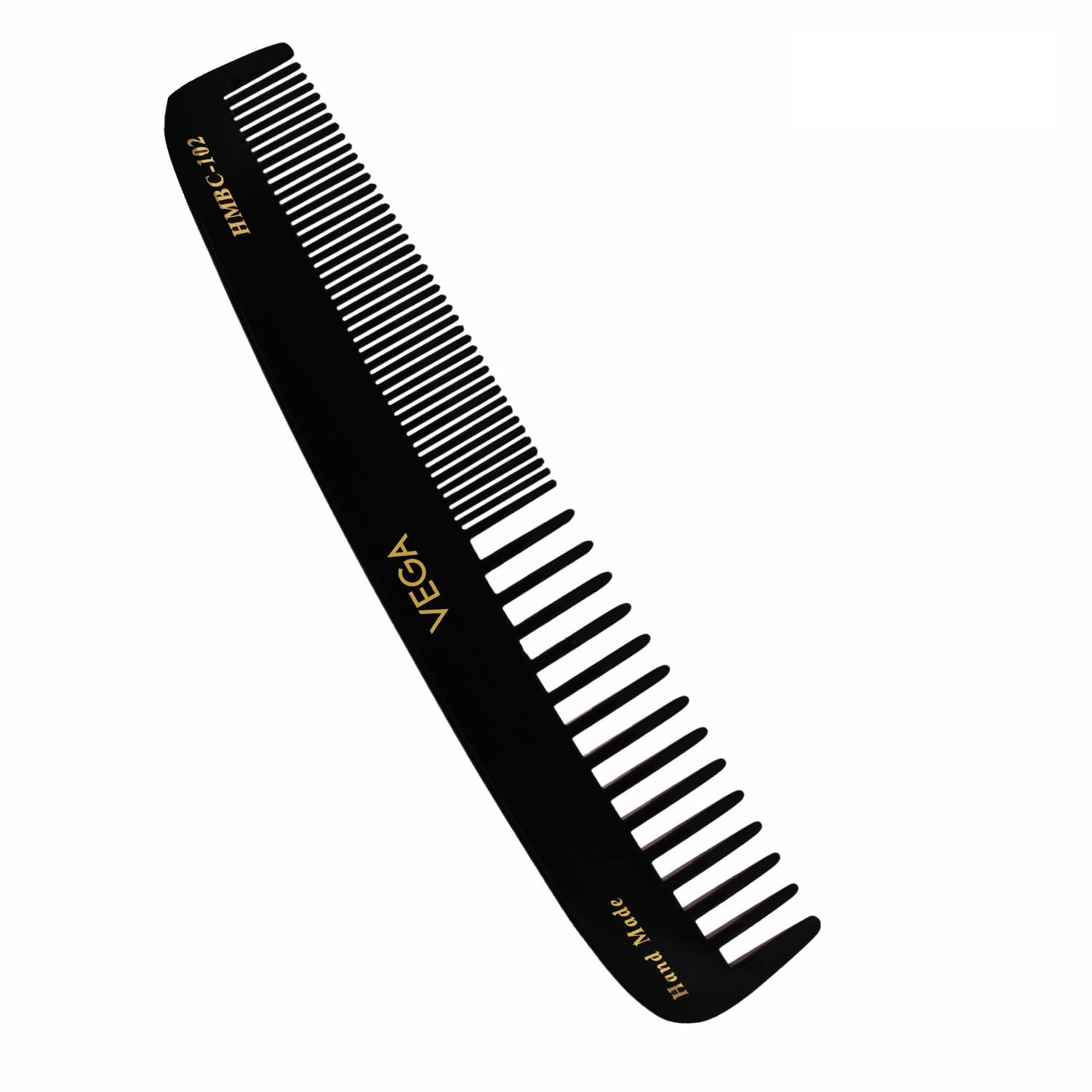 Vega Graduated Black Dressing Hair Comb, (India's No.1* Hair Comb Brand)For Men and Women,Black, Handmade, (HMBC-102)-image-25