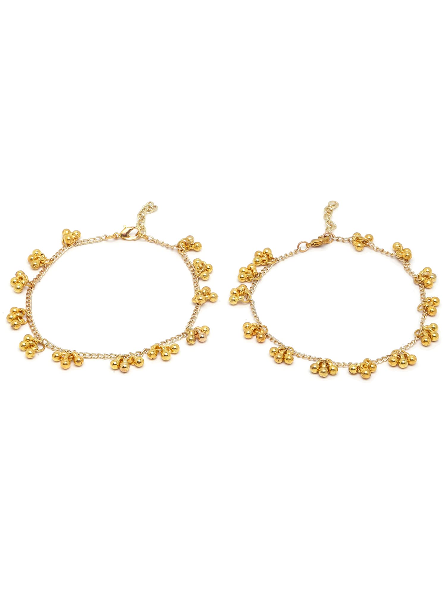 Gold Plated Chain Anklet for Women