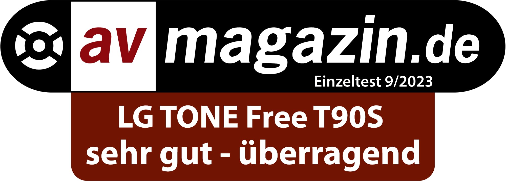 LG Tone Free T90S In-Ear Bluetooth Kopfhörer mit Dolby Atmos-Sound, Meridian-Technologie, ANC (Active Noise Cancellation), UVnano & IPX4-Spritzwasserschutz - Schwarz