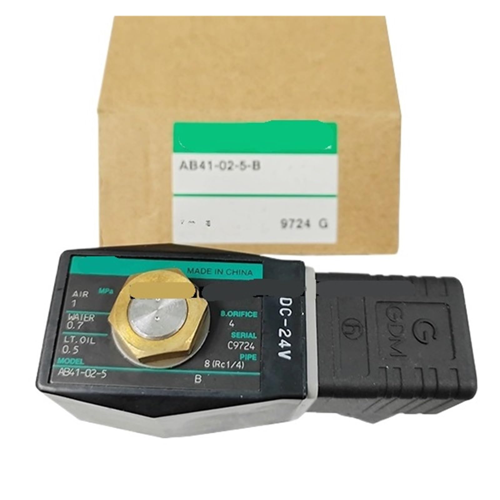 CXDFRSER AB41-02-5-02E AB41-02-5-W000B AB41-02-5-B AB41-02-5-02H Solenoid Valve(AB41-02-5-02H-DC24V)