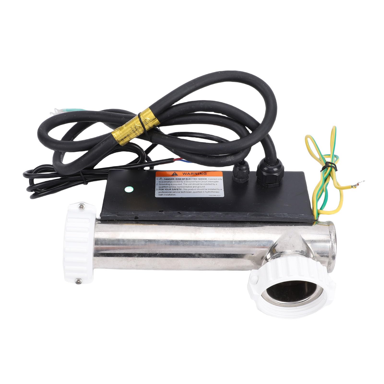Sonew 3KW Wanna z Hydromasażem Termostat Grzejnik Regulator Temperatury Ogrzewania do Przenośnego Basenu Wanna SPA 1280L pojemność Stal Nierdzewna IPX5