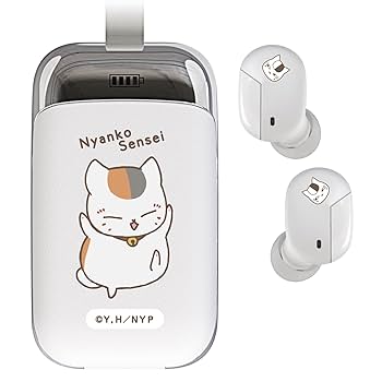 ☆新品未使用☆ 夏目友人帳　完全ワイヤレスイヤホン 夏目友人帳』 ニャンコ先生モデル 完全ワイヤレスイヤホン新発売