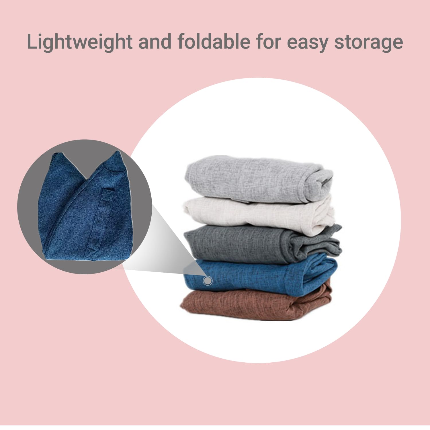 Housse de protection pour ballon d'exercice avec fermeture éclair - Housse de protection en tissu amovible - 65 cm