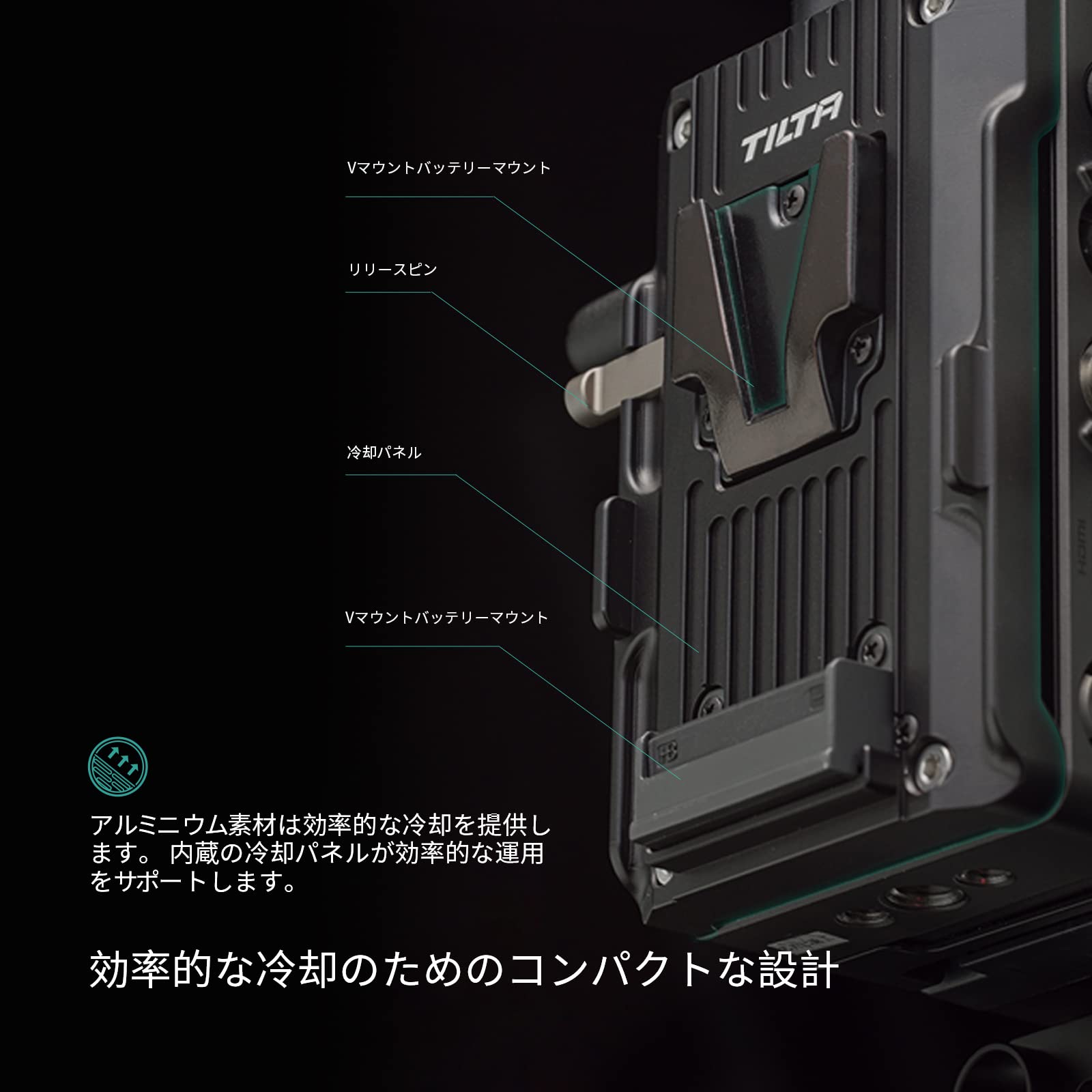 Amazon | TILTA 電源モジュール DJI ビデオ トランスミッター用 1/4