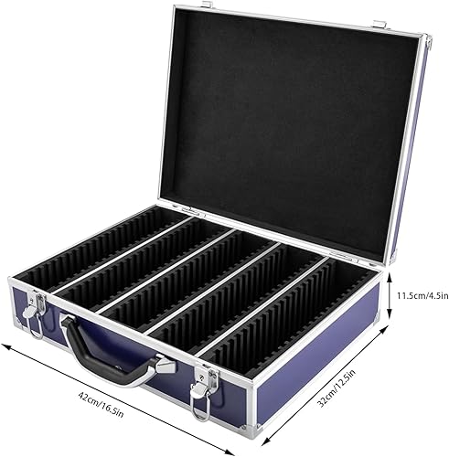Miniatura 2 de Caja de almacenamiento de monedas para 100 monedas, soportes para losas de monedas, coleccionista de monedas, caja de almacenamiento de monedas,