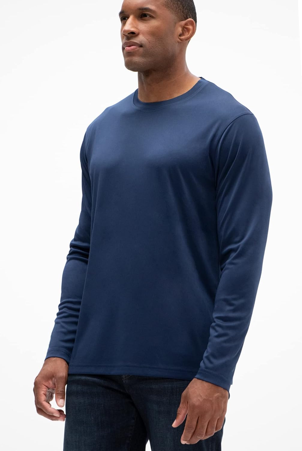 DEVOPS 3 Pack Men's Sun Protection Long Sleeve Rash Guard Fishing Running Garden Cycling Garage Homewear Quick Dry Shirt - Image 2