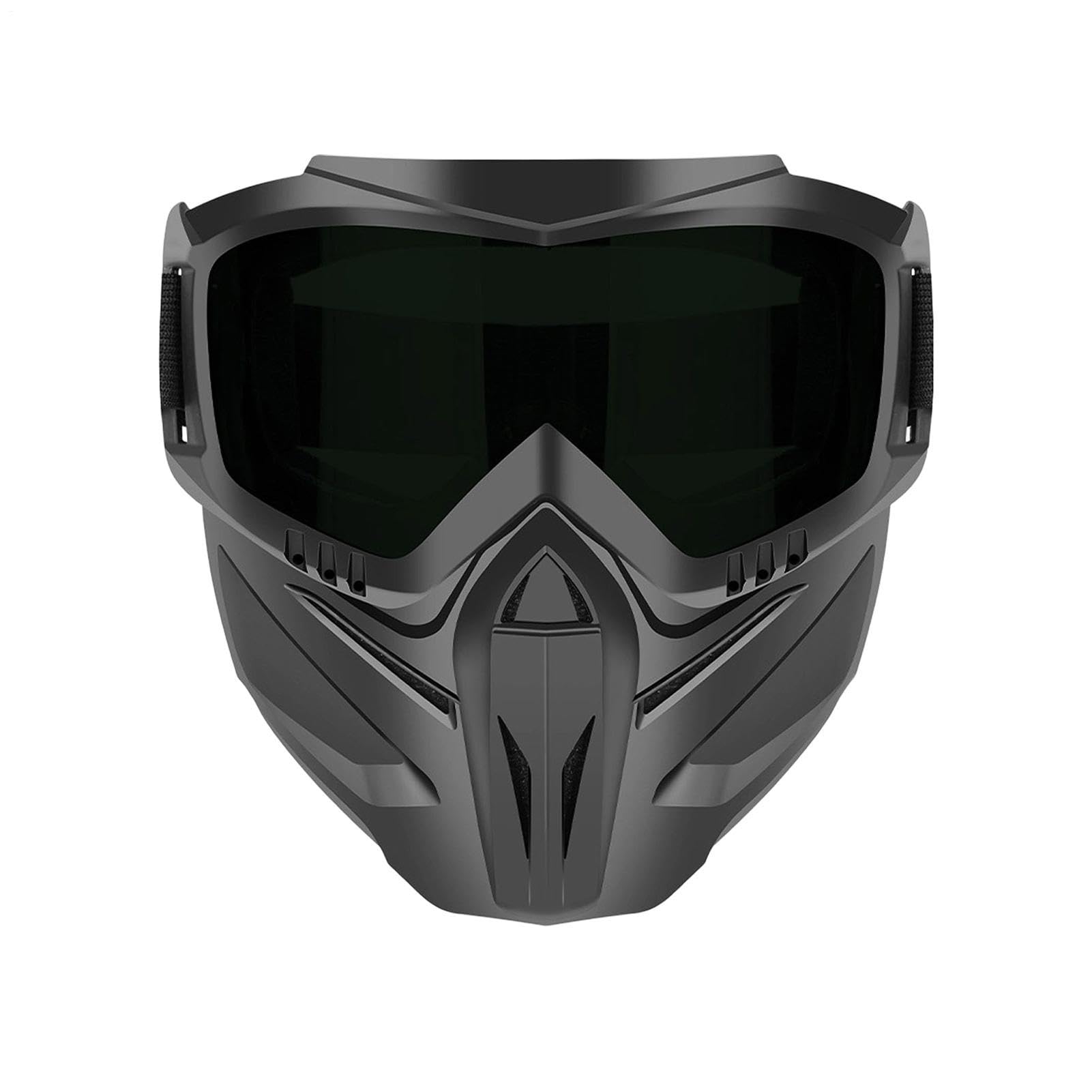 Anti Fog Face Covering Windproof Protector with Detachable Goggles