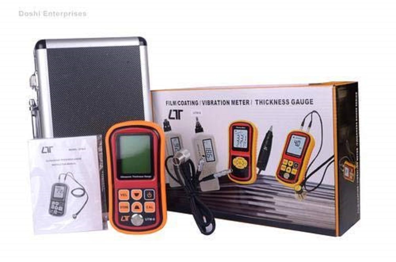 LT Digital Ultrasonic Thickness Measurement Gauge UTM-9 Measuring range: 1.2-300mm (steel) Magnetic Engineer's Precision Level (7.2 cm) 1