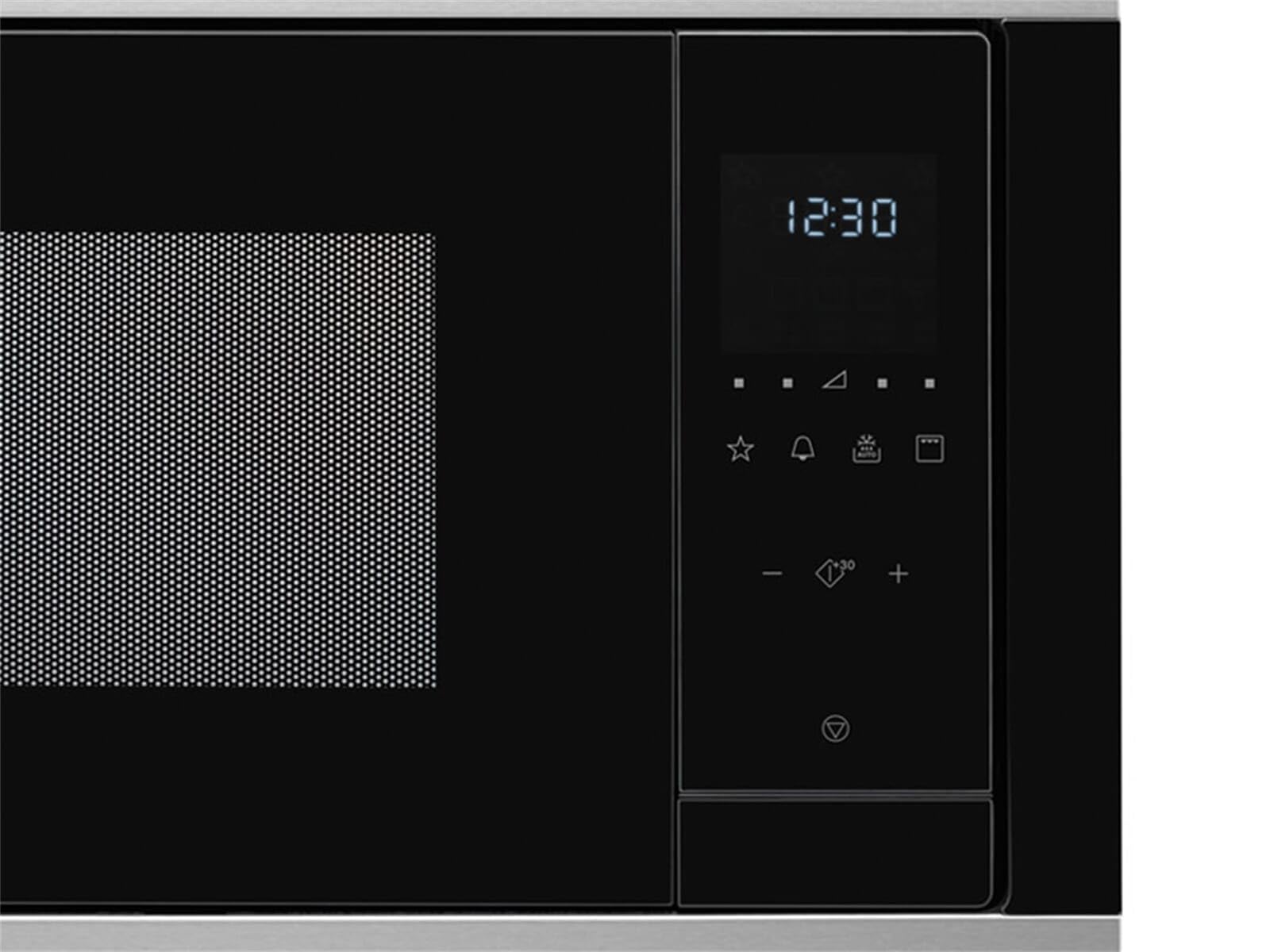 AEG - Microonde da incasso, 60 cm, funzionamento touch, funzione grill, display con orologio, MSB2547D-M