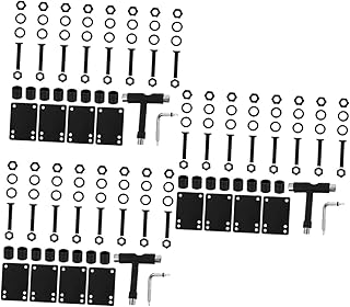 BESPORTBLE 3 Conjuntos De Ferramentas De Skate Acessórios De Longboard Chave De Multitool Pro Skate Mutitool Skate Ferramenta Tipo T Hardwares De Skate E Chave De De Skate