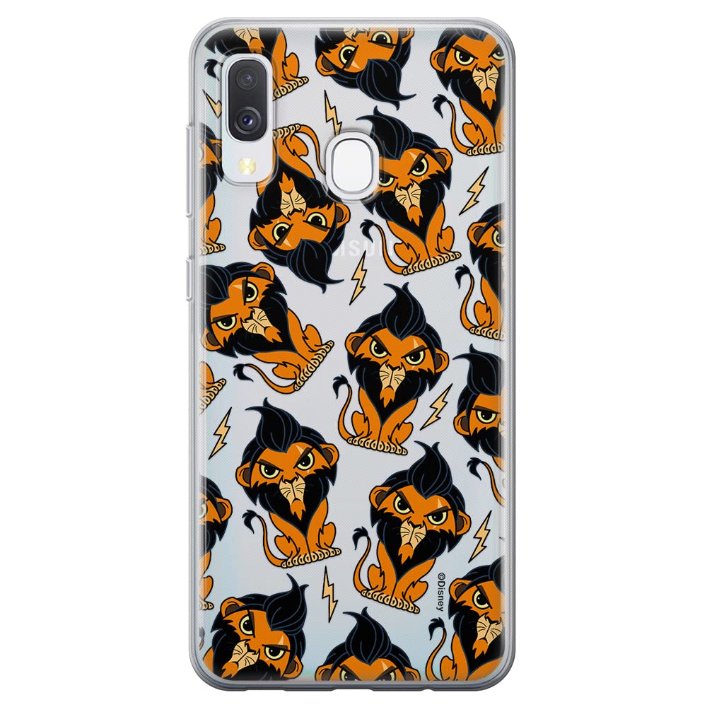 ERT GROUP mobile phone case for Samsung A40 original and officially Licensed Disney pattern Scar 002 optimally adapted to the shape of the mobile phone, partially transparent
