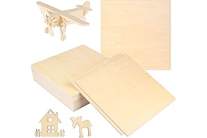 18 PCS 1/4 Inch Basswood Board (12" x 12")