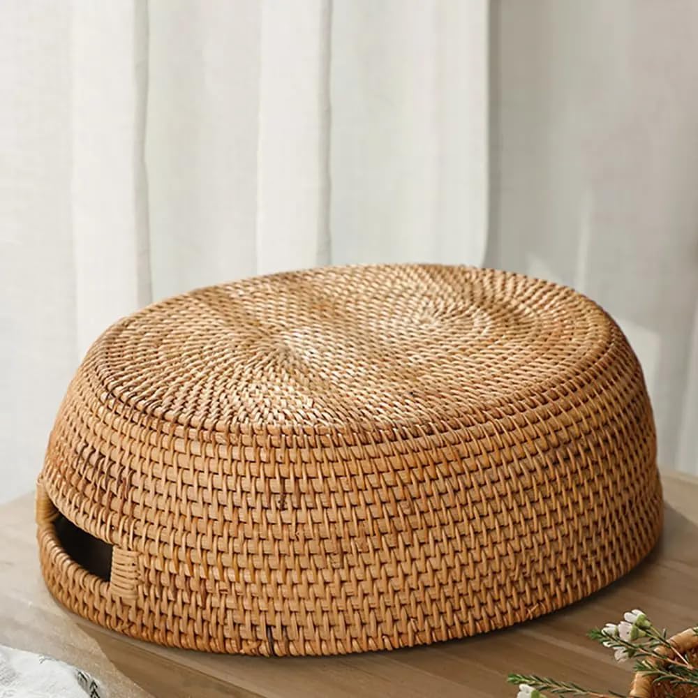15 Inch Oval Serving Baskets Food Storage Platters Plate Wicker Display Tray Rattan Serving Trays