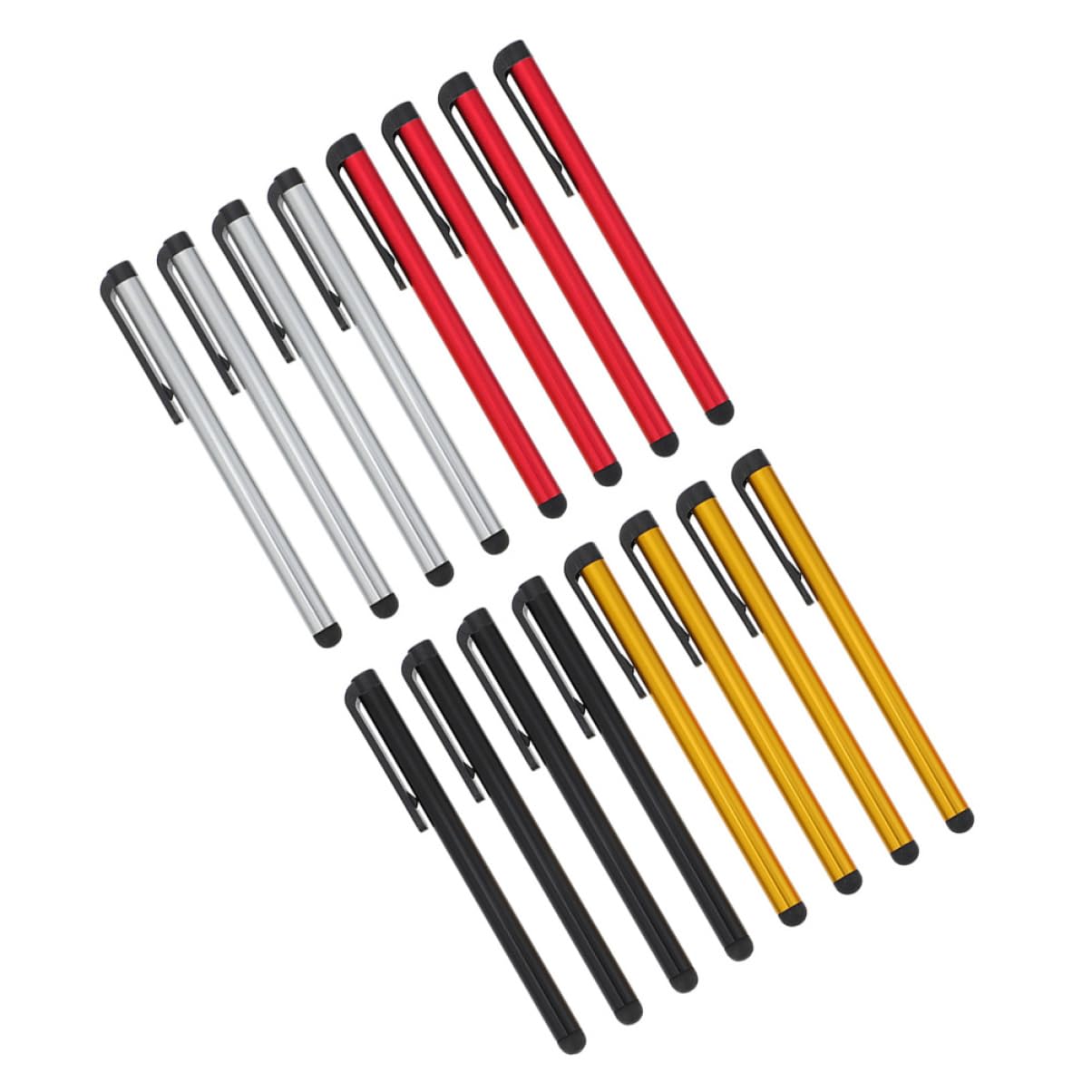 MAGICLULU 80 Piezas Pantalla Táctil Stylus Pluma Capacitiva Lápiz Óptico Lápiz De Pantalla Táctil Universal Lápiz De Precisión para Tabletas Bolígrafos Teléfono Metal Aleación De Aluminio