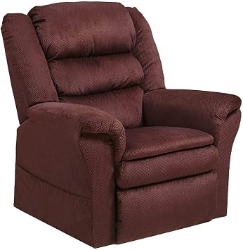 Catnapper Preston Power Lift Full Lay Flat Recliner - Berry