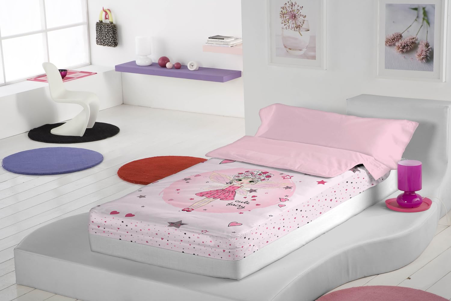 Montse Interiors, S.L. Saco nórdico Estampado Digital con Cremallera (Carina, Cama de 90)