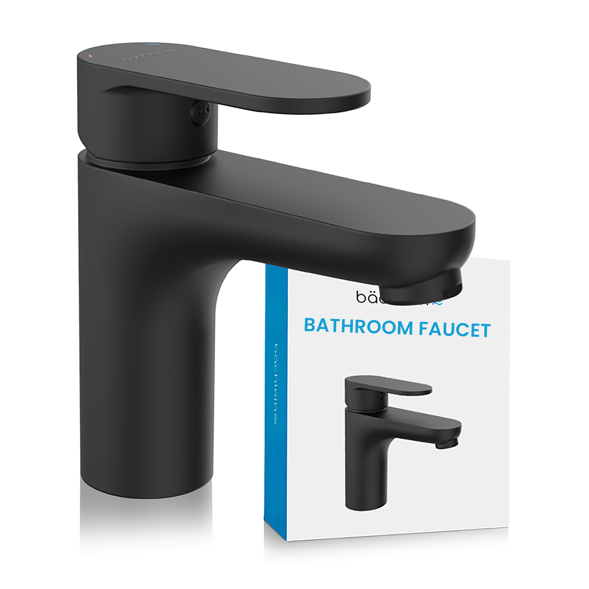Bächlein Tap for The Bathroom in Classic Design Single-Lever Mixer with Durable Ceramic Cartridge and Installation Set