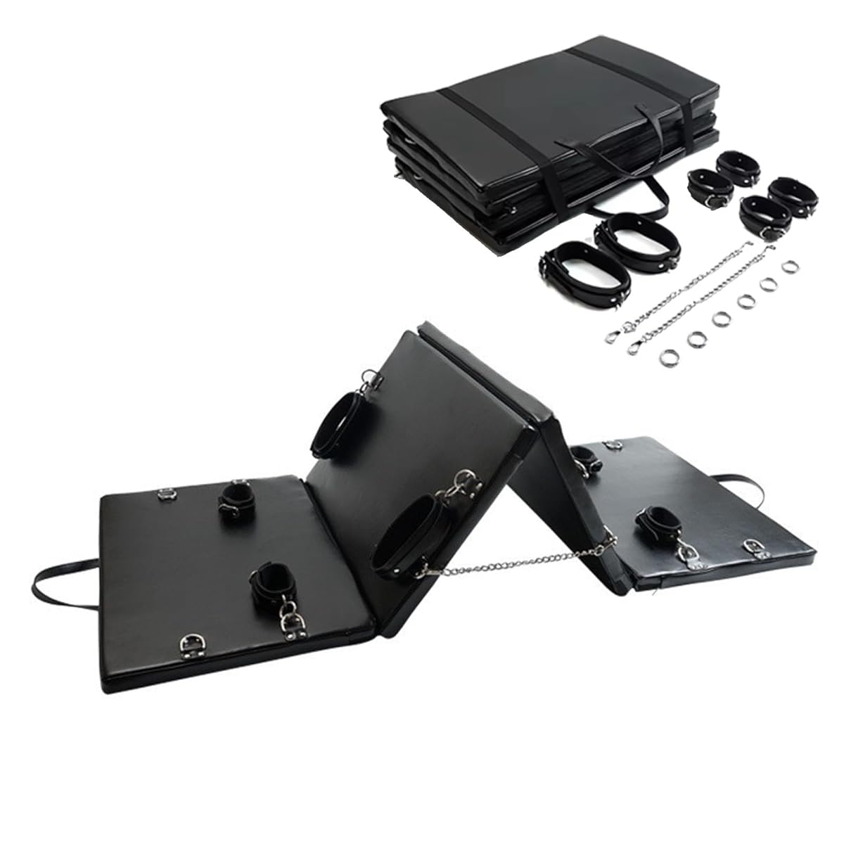 SM拘束具アダルトグッズ 女性 男性 束縛具 拘束グッズ 緊縛グッズ 拘束ラック手錠 拘束台 PU革 足首掛け拘束プロップス SMベルトグッズ ボンテージ コスプレ アイマスクハードコア奴隷 縛りプレイこうそく 手枷 足枷 調節可能 大人の 玩具 おもちゃ おとな 黒 ブラック プレイ 過激下着 夫婦 誘惑 コスチューム 鋼管 女王様 ナイト 安い人気 Bdsm女性舞台夜店過激趣味の道具