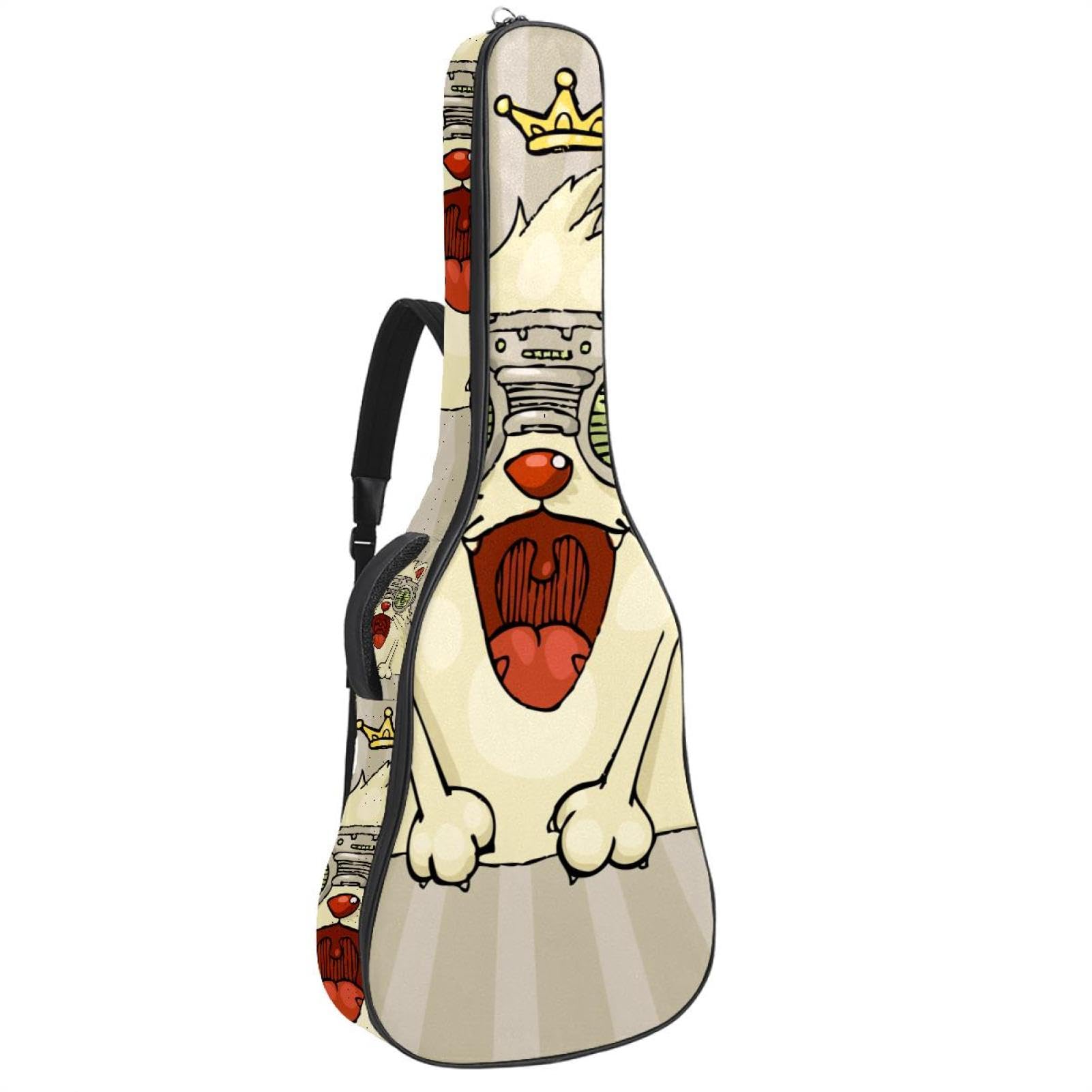 Housse pour guitare acoustique, ciel étoilé, galaxie, nature, bandoulière réglable, housse de transport pour guitare 40 41 42 pouces, Multicolore 7., 42.9x16.9x4.7 in, Organiseur de sac