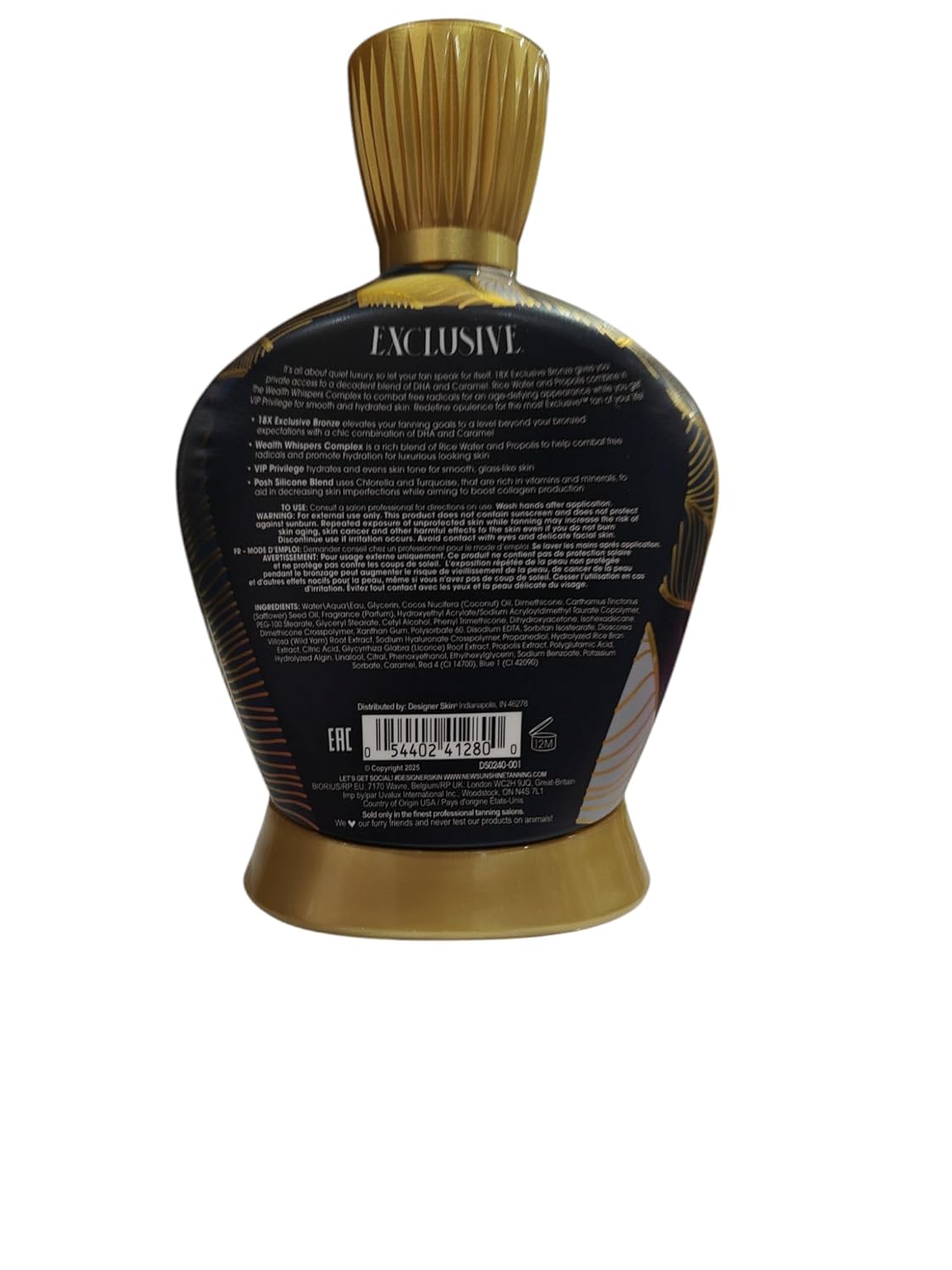 Designer Skin Exclusive Tanning Lotion - 13.5 fl oz