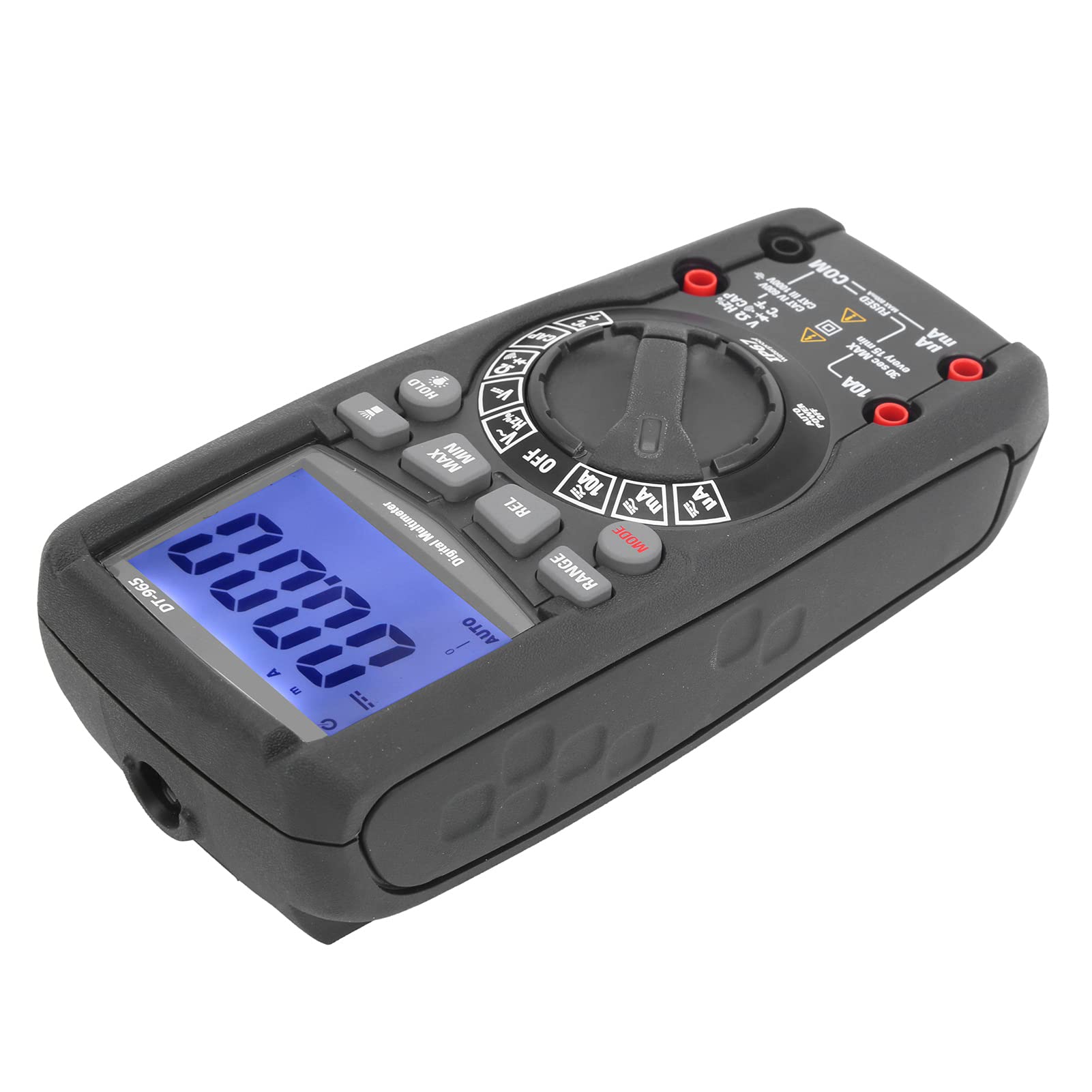 Multimetro Digitale Tester di Tensione AC/DC 6000 Conti per Manutenzione Elettrica e Fai da Te, Strumento per Elettricista Impermeabile IP67