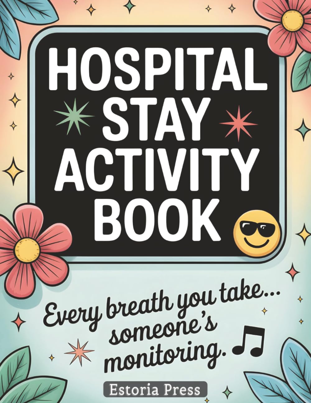 Hospital Stay Activity Book: Fun Recovery Games & Relaxing Puzzles for Adults | Unique Surgery Gifts, Bed Rest Entertainment & Get Well Soon Care Ideas