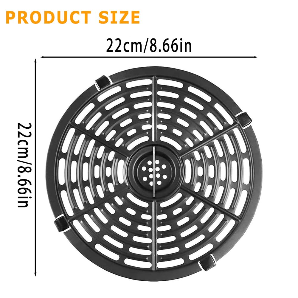 Griglia Friggitrice Ad Aria 22 Cm, Griglia Di Ricambio Da 22cm, Griglia Per Friggitrice Griglia, Griglia 22cm Friggitrice, per Friggitrici, Griglie, Antiaderente 22cm