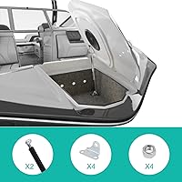 Vista 6 de Soporte de gas de 15.0 in, 100 N/15 pulgadas, 22.5 libras, soporte para resorte de gas, traje resistente para caja de caravana, carcasa de cámper