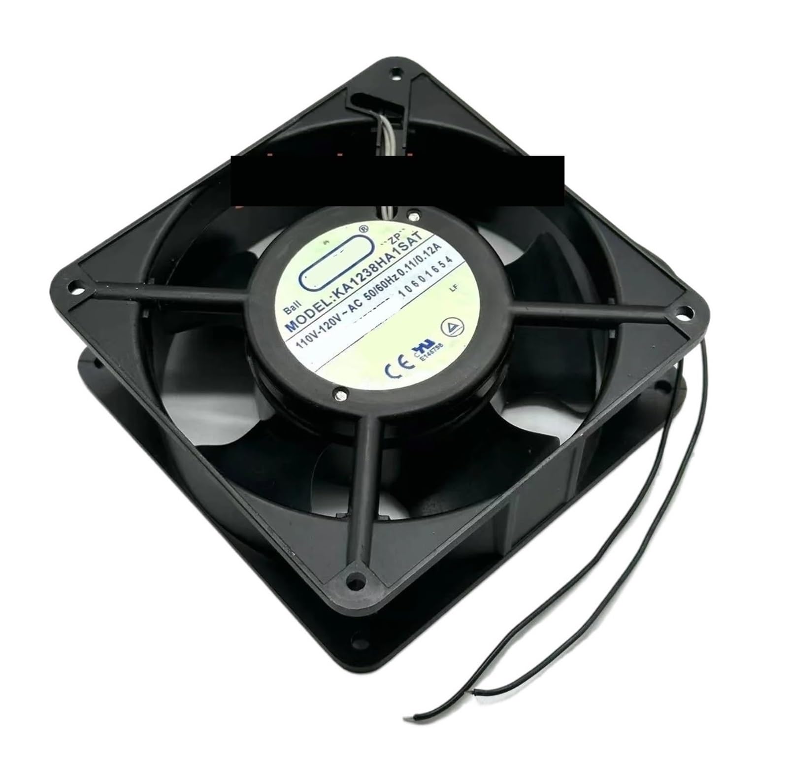 YMUGUEGH KA1238HA1SAT AC 110V 120V 0.11A 0.12A 120x120x38mm 2-Wire Cooling Fan