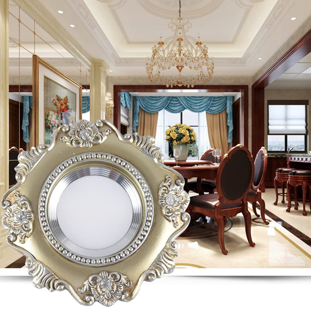 Paquete de 4 focos LED antideslumbrantes de 2 a 4 Pulgadas, empotrables en el Techo, 3 W, 5 W o 7 W, Regulables, para Cocina(5 semanas)
