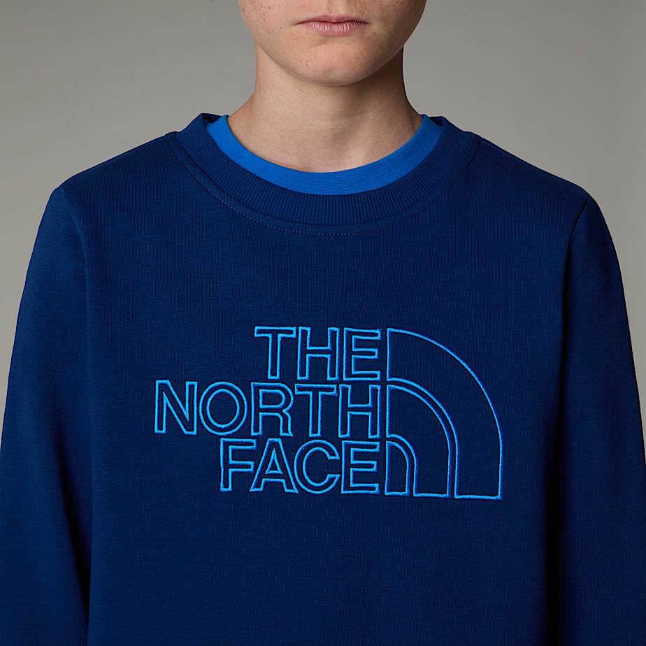 Sweatshirt The North Face B Drew Peak Light Crew Mixte coton léger