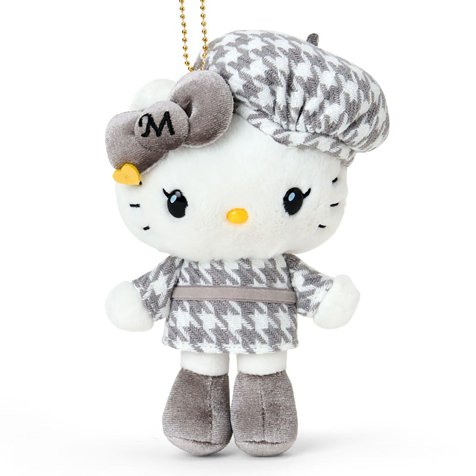 マスコットホルダー　モノクロガーリーふたごコーデ　千鳥柄　キティ　ミミイ Amazon.co.jp: サンリオ(SANRIO) マスコットホルダー（モノクロ