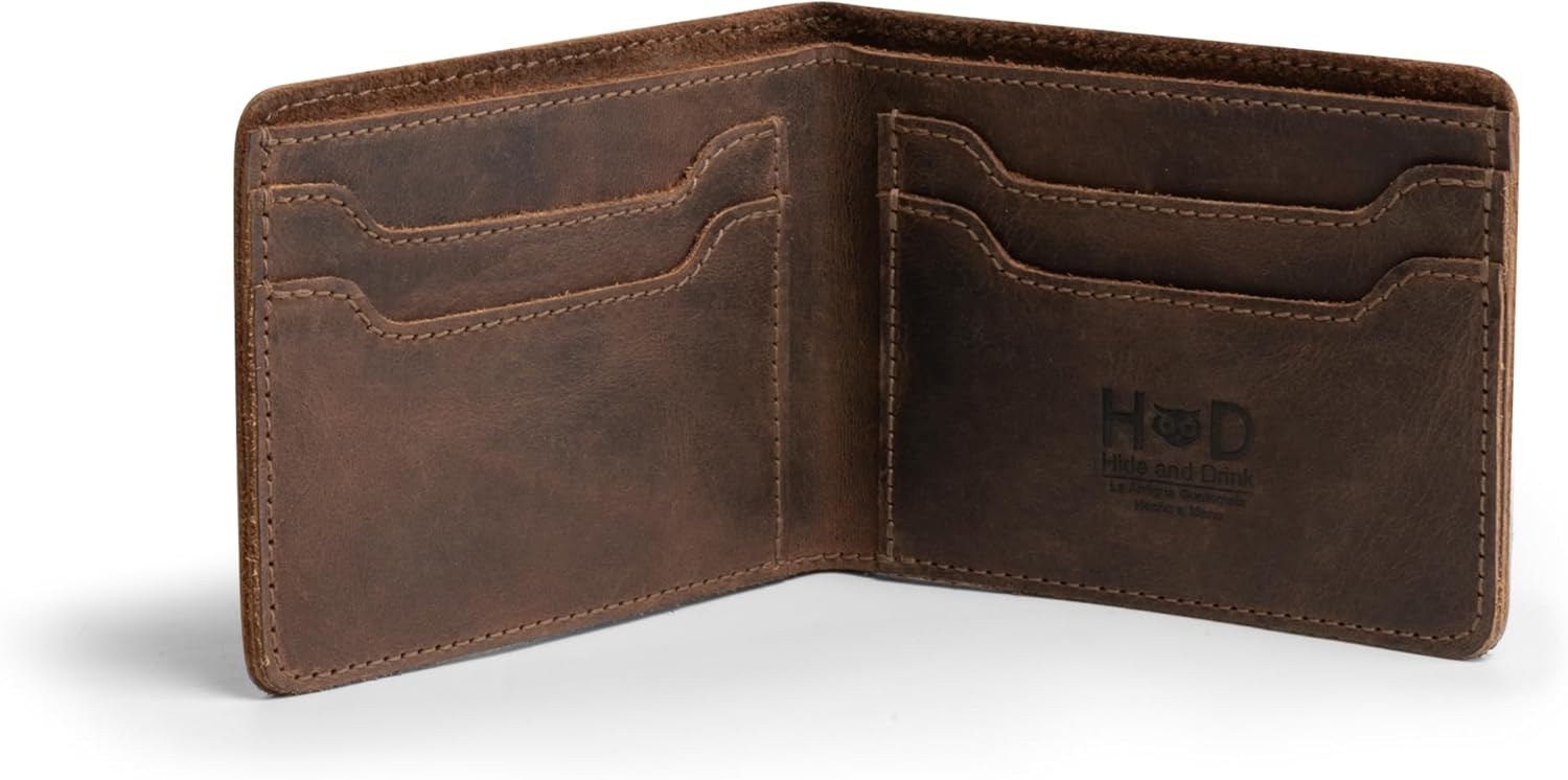 Amazon.com: Hide & Drink, Classic Wallet, Storage Case for ...