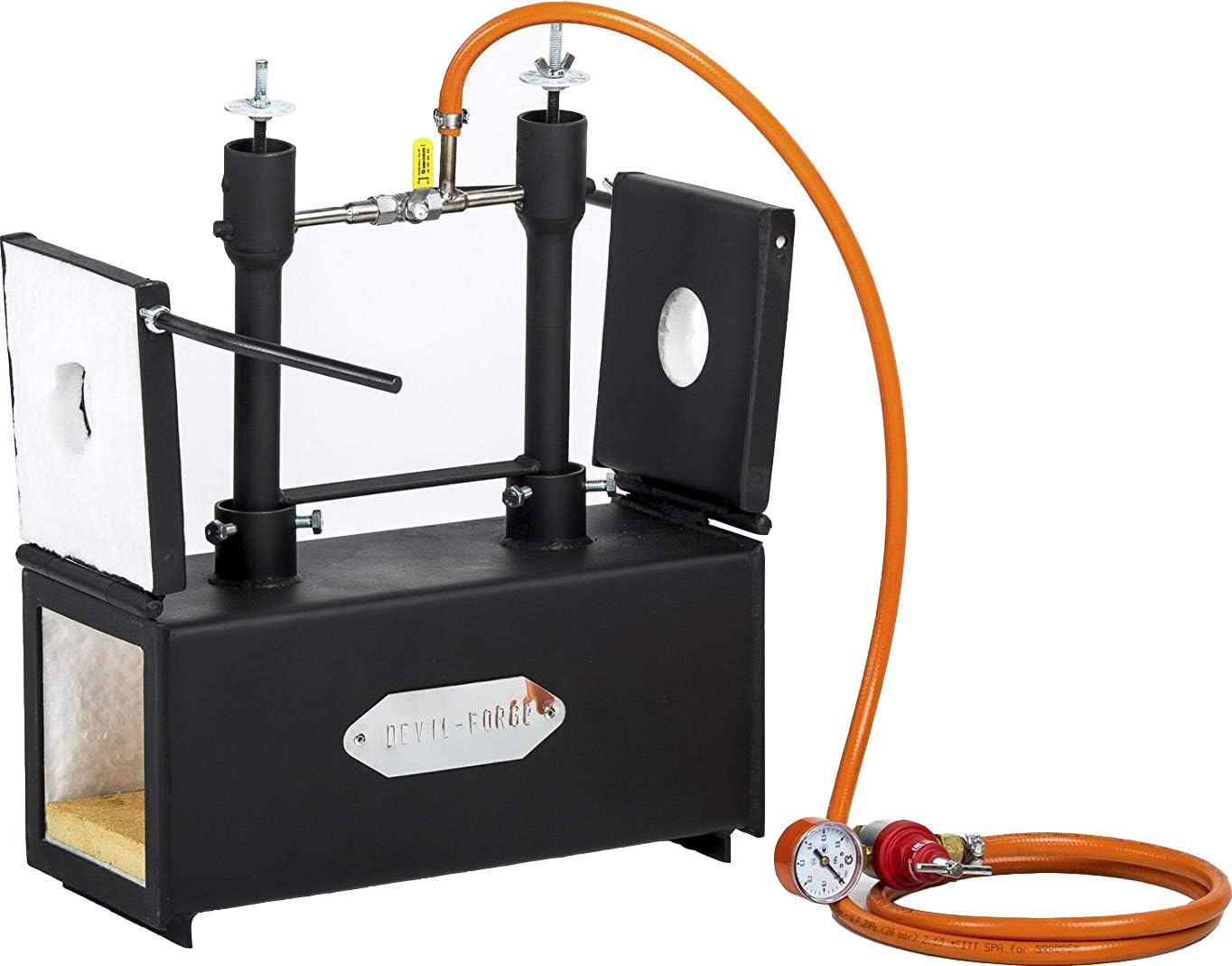 Gas Propane | Forge for Knifemaking | Dual Burner | Farriers Blacksmiths | Furnace Burner