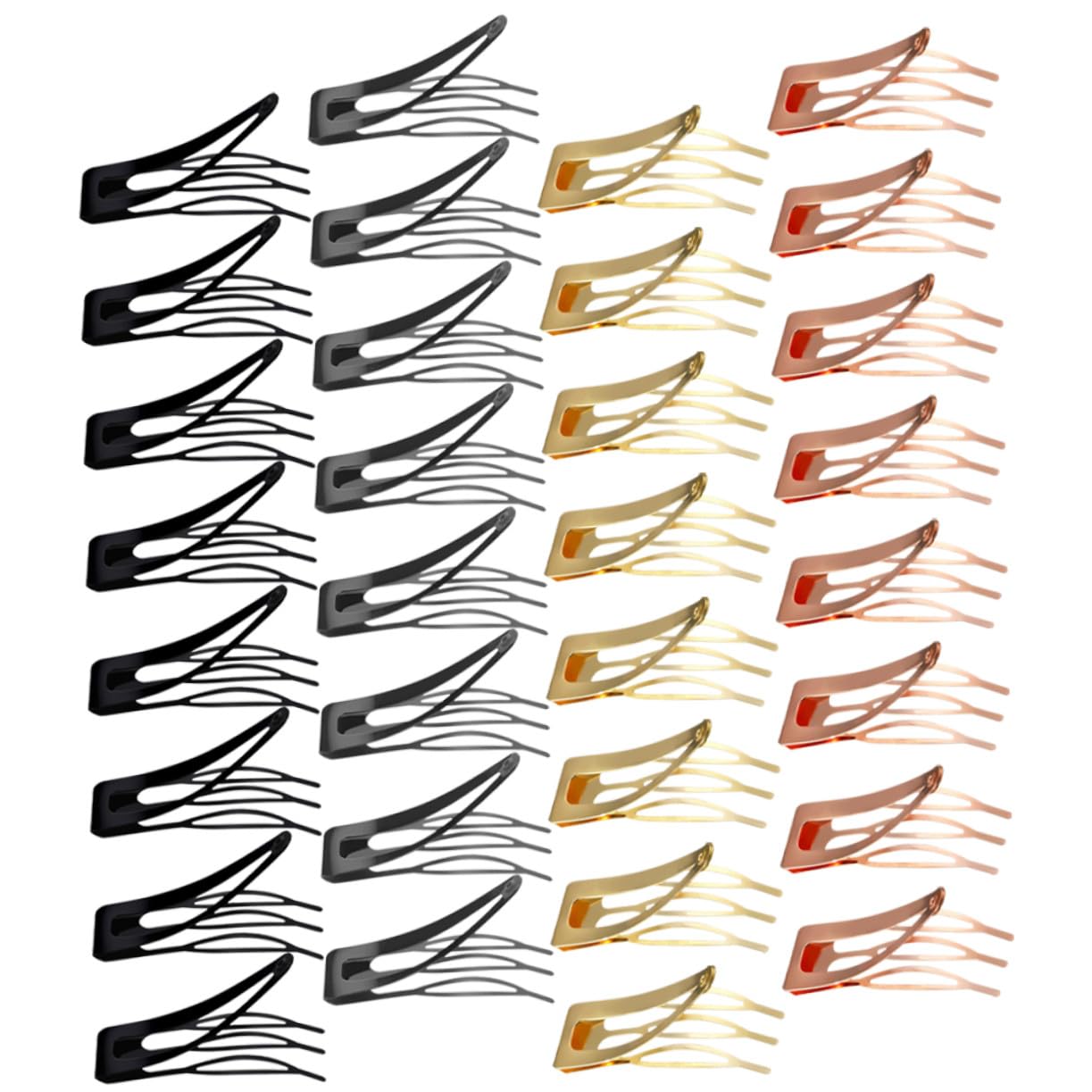 VICASKY 300 Pièces Barrettes Métalliques à Clipser et Filles Petites Pinces Cheveux Fines Résistantes et Confortables pour Coiffure Quotidienne et