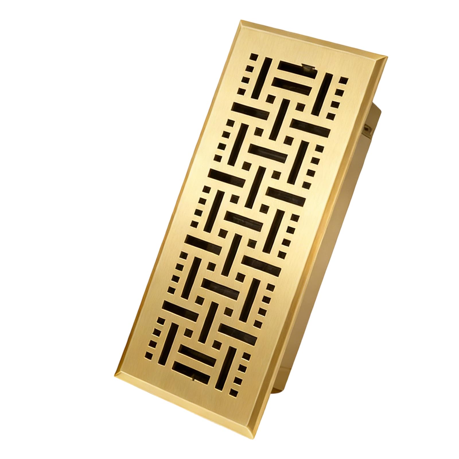 Zbiianxer Gold Black Floor Ventilation Grille Built From Strong Iron For Enhanced Air Circulation In Any Room Multi Purpose Ventilation Grate