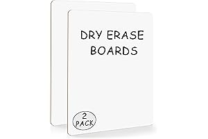 2 Pack 9x12 Inch Mini White Boards Dry Erase Lapboards Handheld Whiteboard