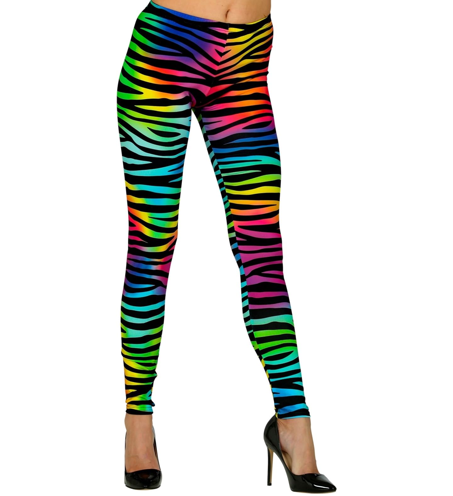 W WIDMANN MILANO Party Fashion - 80s Leggings for Women, Dancer, Disco, Pride, Carnival, Theme Parties