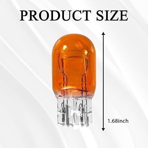 Miniatura 8 de qboonpt 10 bombillas de freno de doble filamento, T20, bombilla grande enchufable, micro mini bombilla, luz trasera, intermitente, accesorios de