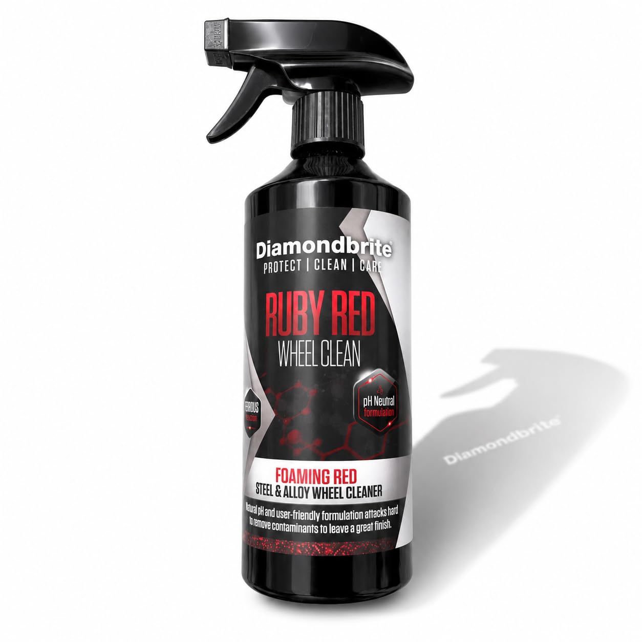 Diamondbrite Ruby Red Wheel Cleaner - Steel & Alloy Wheel Cleaner 500ml